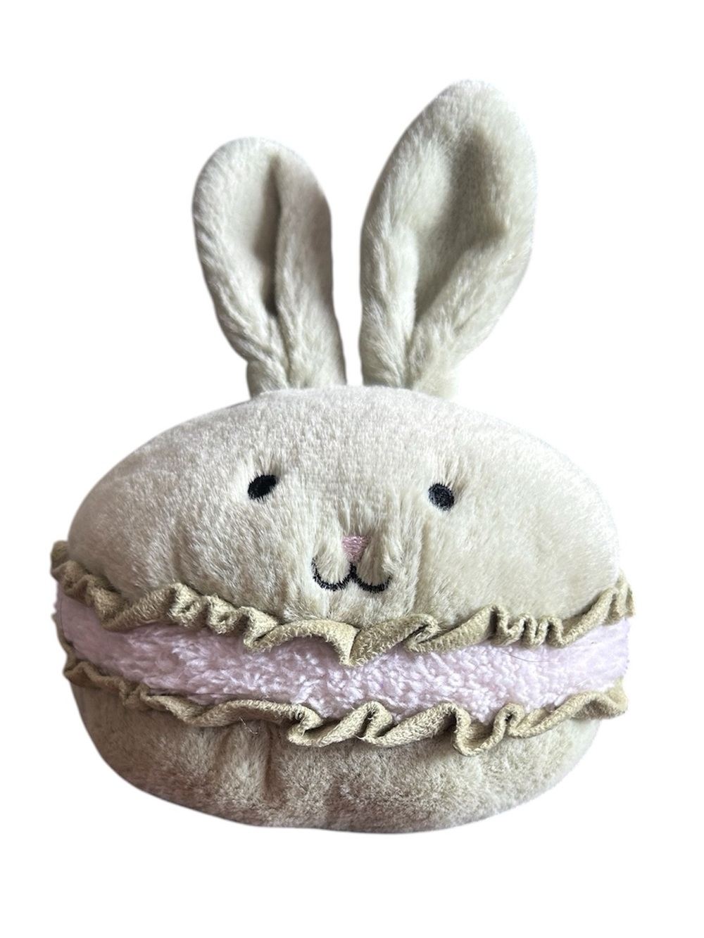 Jellycat Dainty Dessert Bunny Macaron Plush Collectible | Sage Green |Retired